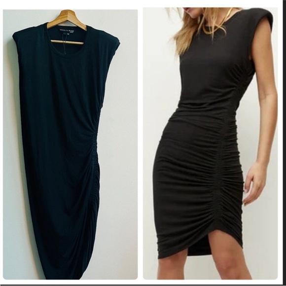 Veronica Beard Black LBD soft stretch modal Brompton Dress Size Large - Picture 1 of 5